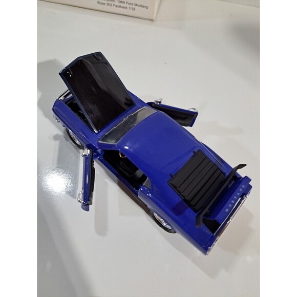 Arko 06900 1:32 Die Cast 1969 Ford Mustang Boss 302 Muscle Car w/Box - Picture 12 of 13